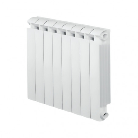 Centrale verwarming gietijzer aluminium 8 elementen wit KLASS 700, 1184w GLOBAL 8xKLASS700B - Afbeelding 1/5