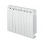 KLASS 700 Riscaldatore centrale a 9 elementi in alluminio fuso bianco, 1332W