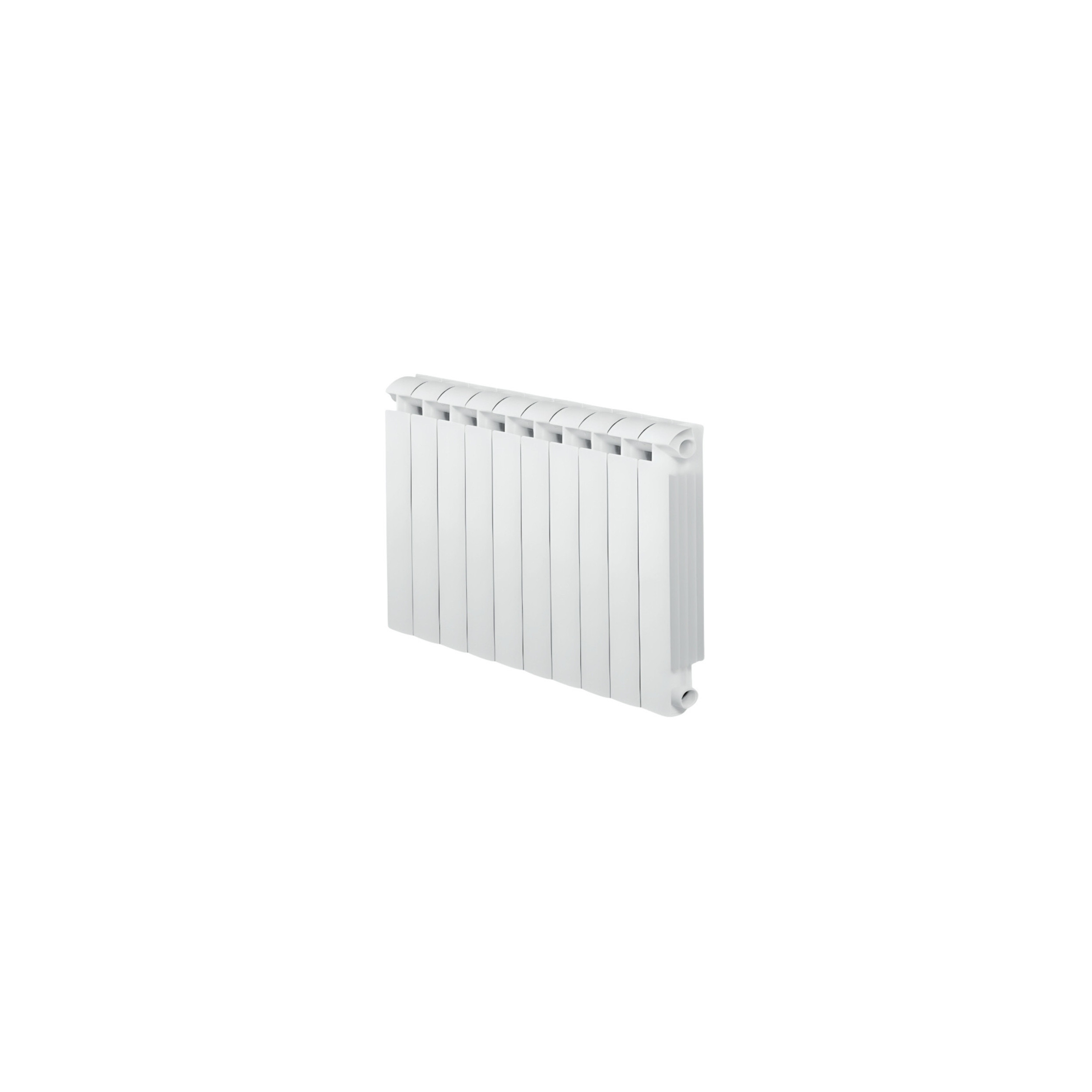 KLASS 700 white 10-element cast aluminium central heater, 1480w