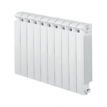 KLASS 700 white 10-element cast aluminium central heater, 1480w