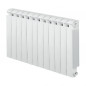 KLASS 700 Riscaldatore centrale a 12 elementi in alluminio fuso bianco, 1776w
