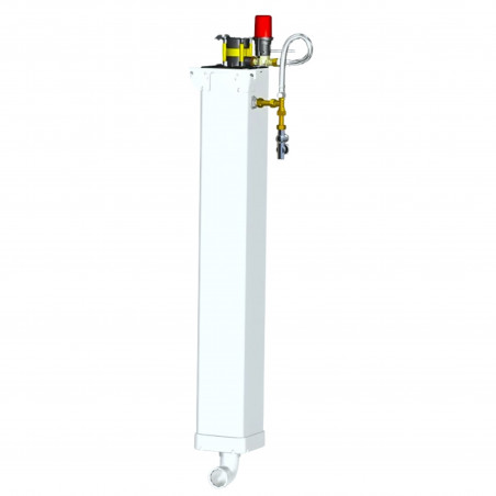 Réservoir encastré chasse d’eau pneumatique TUBCHASS 6 L compact, silencieux, pour WC mural ou sur pied