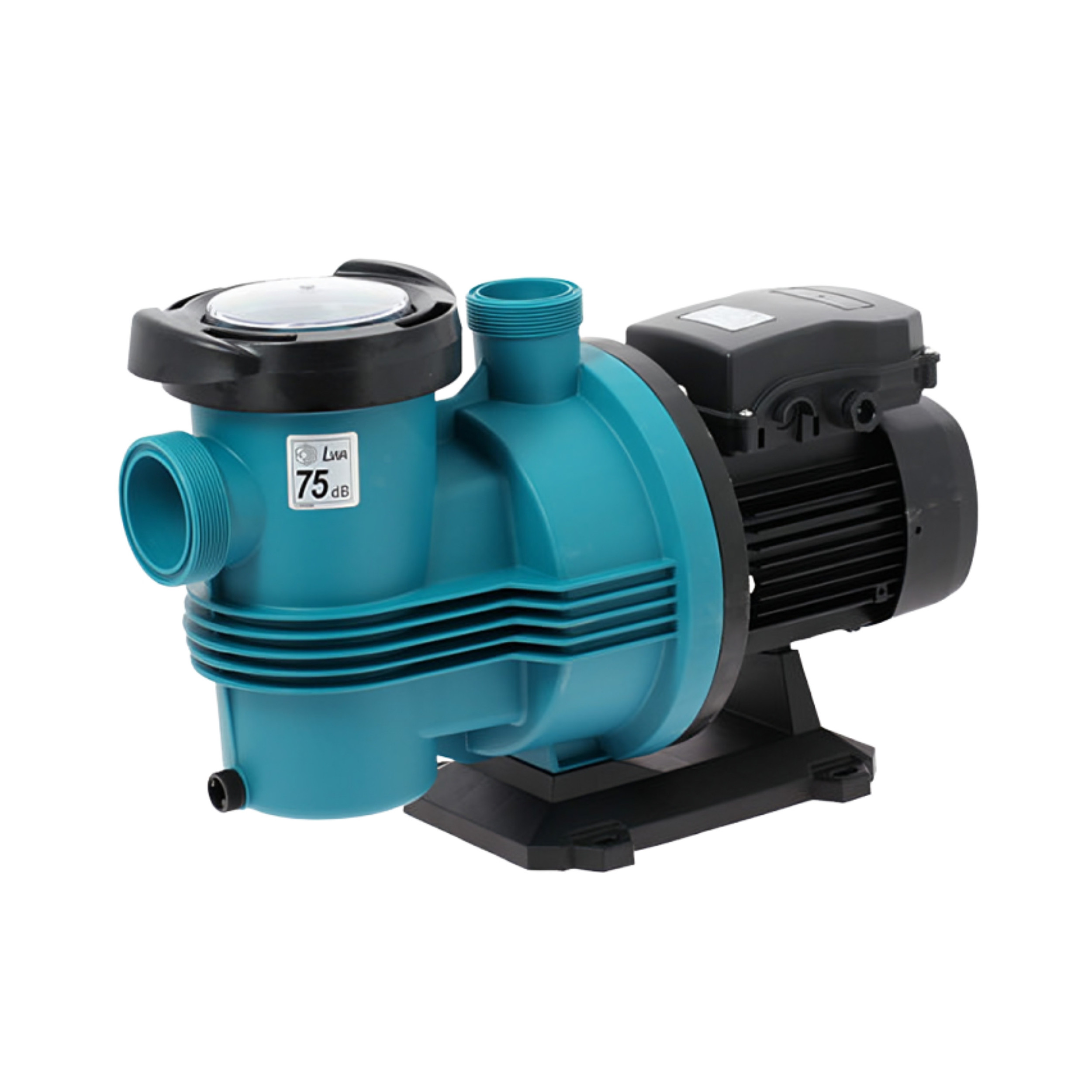 Schwimmbad-Filterpumpe Pulso 13 m³/h 0,75 CV Aqualux, geräuscharm, selbstansaugend, Salzbehandlung, IP55