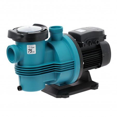 Schwimmbad-Filterpumpe Pulso 13 m³/h 0,75 CV Aqualux, geräuscharm, selbstansaugend, Salzbehandlung, IP55