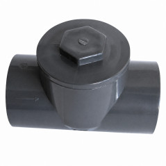 Válvula de retención de compuerta PVC presión diámetro 63mm NICOLL CARLN - Imagen 1/4