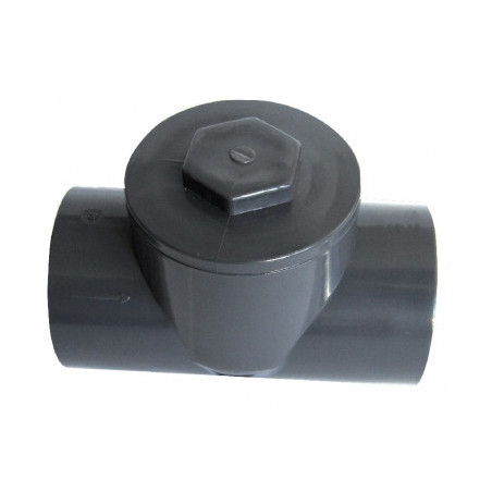 PVC check valve with flap pressure diameter 63mm NICOLL CARLN - Image 1/4