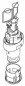 Mécanisme pneumatique double débit pour réservoir WC Cesame Mécanisme pneumatique double débit pour réservoir WC Cesame