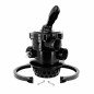 Válvula de piscina Aqualux Cocoon Axos Xeo 6 vías brida TOP, negra, con collarín, tornillos y junta Válvula de piscina Aqualux Cocoon Axos Xeo 6 vías brida TOP, negra, con collarín, tornillos y junta