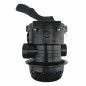 Válvula de piscina Aqualux Cocoon Axos Xeo 6 vías brida TOP, negra, con collarín, tornillos y junta Válvula de piscina Aqualux Cocoon Axos Xeo 6 vías brida TOP, negra, con collarín, tornillos y junta