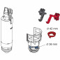 TECE A2 flush mechanism for UNI concealed WC cistern, two-button flush TECE A2 flush mechanism for UNI concealed WC cistern, two-button flush