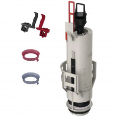 Mécanisme de chasse TECE A2 pour réservoir WC encastré UNI, rinçage double touche