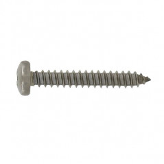 Vis tôle tête cylindrique pozi inox A2 3.5x16mm, 29 pièces