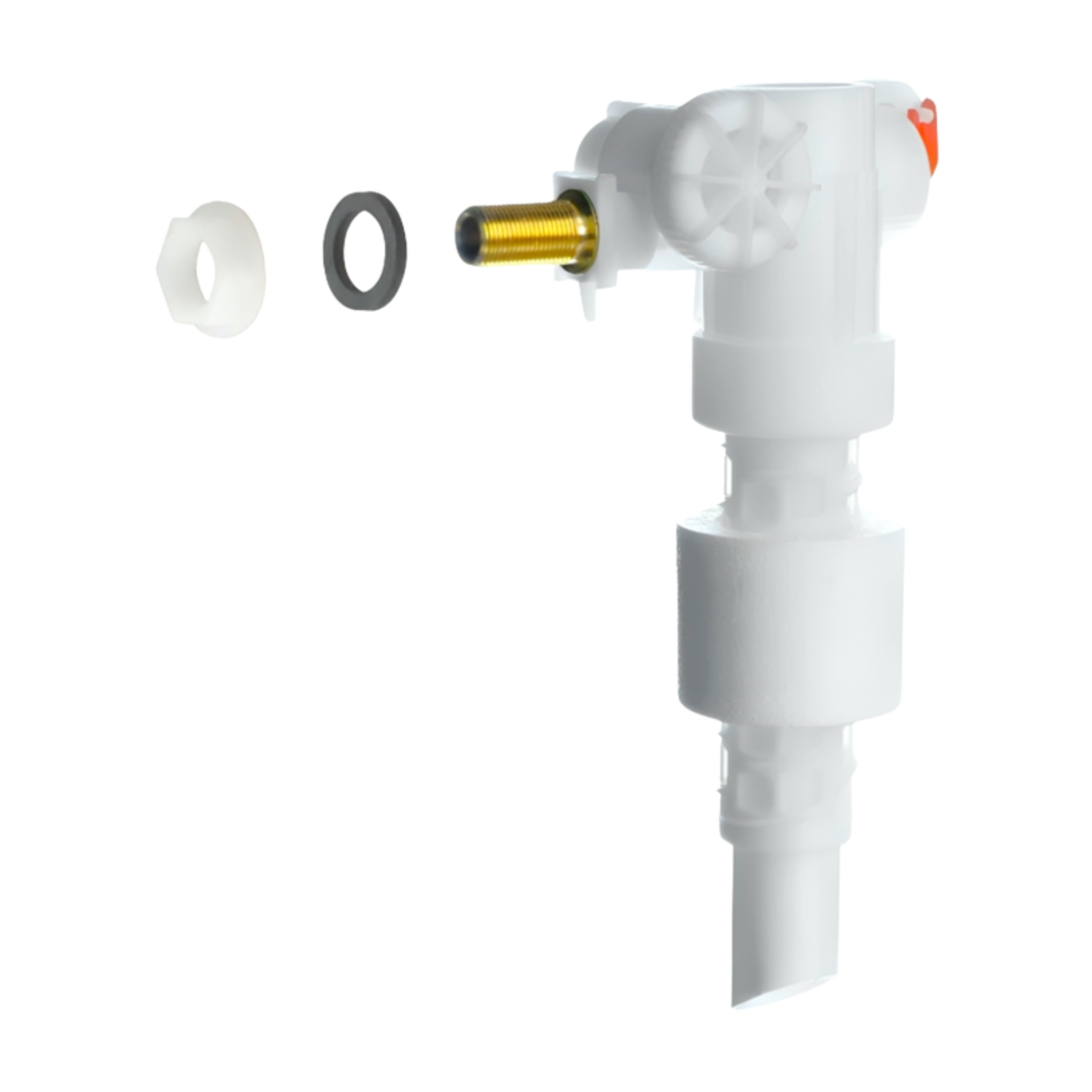 Válvula flotador de entrada lateral GROHE ultrasilenciosa 12x17 (3/8") para cisternas de WC