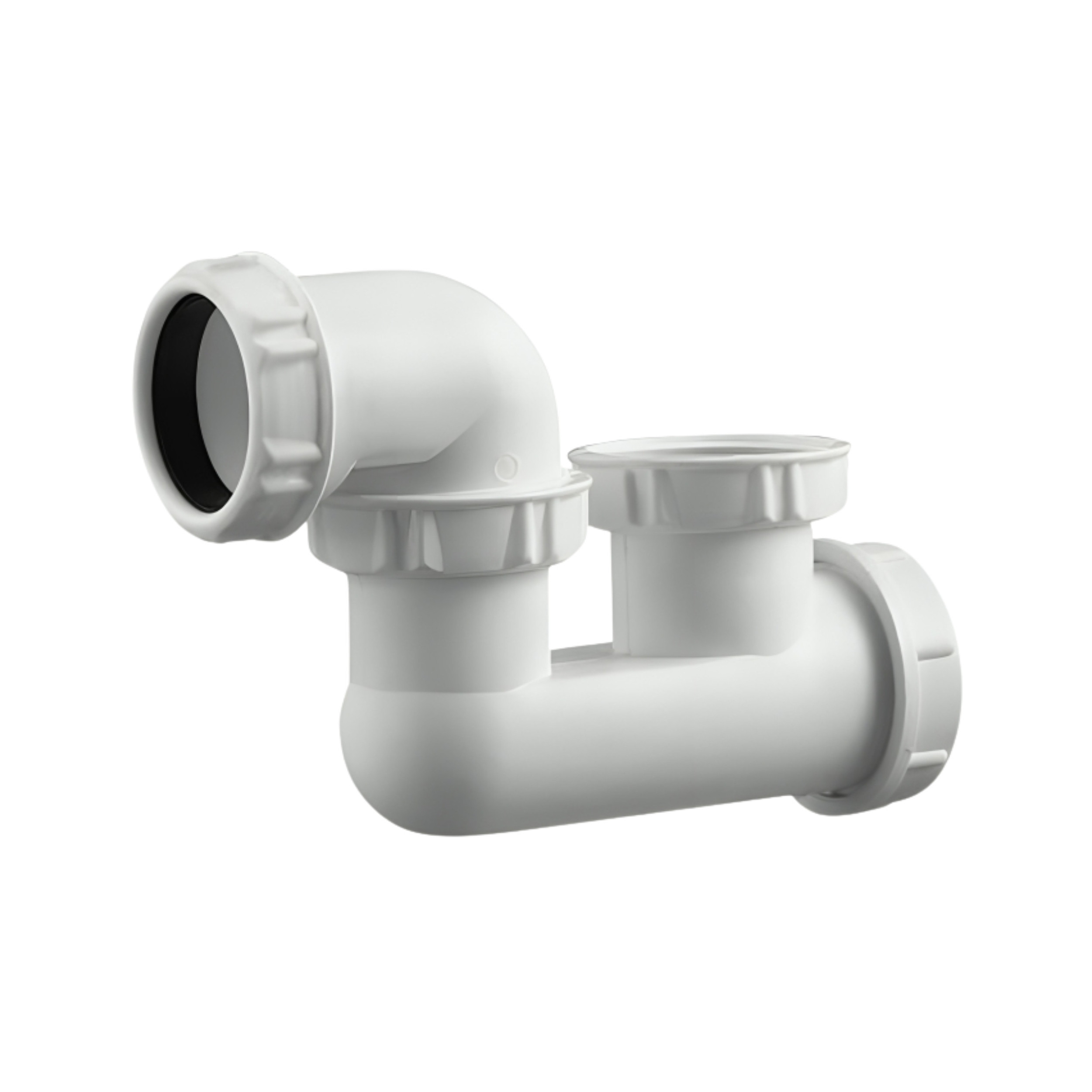 PVC bathtub trap horizontal outlet D.40