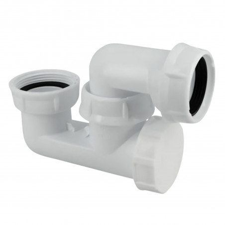 Siphon baignoire PVC sortie horizontale D.40