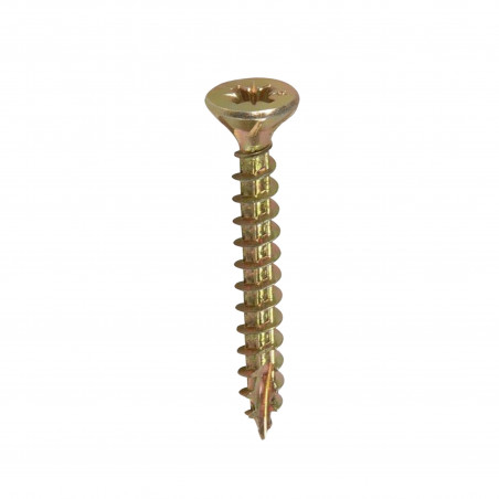 Assortiment 360 vis bois Rocket tête fraisée PZ acier bichromaté