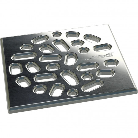 Grille WEDI carrée modèle Fundo 115x115x5mm