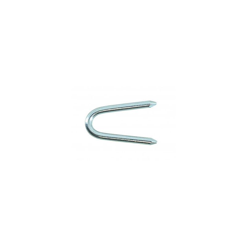 Clou recourbé en forme de U conduit acier 40x4.4mm 600g Clou recourbé en forme de U conduit acier 40x4.4mm 600g