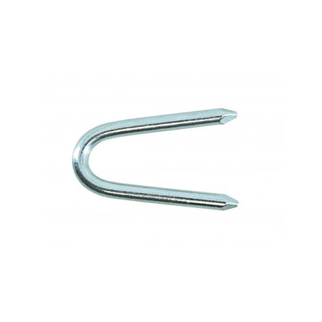 Clou recourbé en forme de U conduit acier 40x4.4mm 600g
