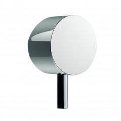 Manette sélecteur de fonction pour colonne de douche, métal chromé