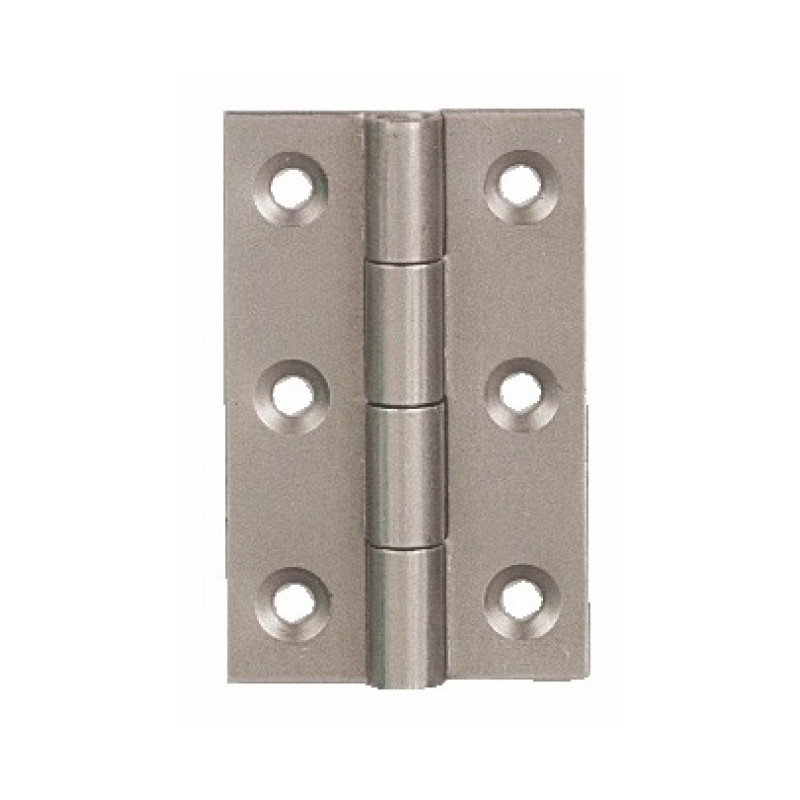 Charnière acier 60x35mm 2 pièces avec vis Charnière acier 60x35mm 2 pièces avec vis