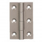 Charnière acier 60x35mm 2 pièces avec vis Charnière acier 60x35mm 2 pièces avec vis