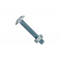 Bullone per stufa in acciaio zincato 5x16mm 16 pezzi Bullone per stufa in acciaio zincato 5x16mm 16 pezzi