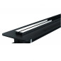Extra-flat shower channel, adjustable from 400 to 1200 mm, including sealing strip, Panama