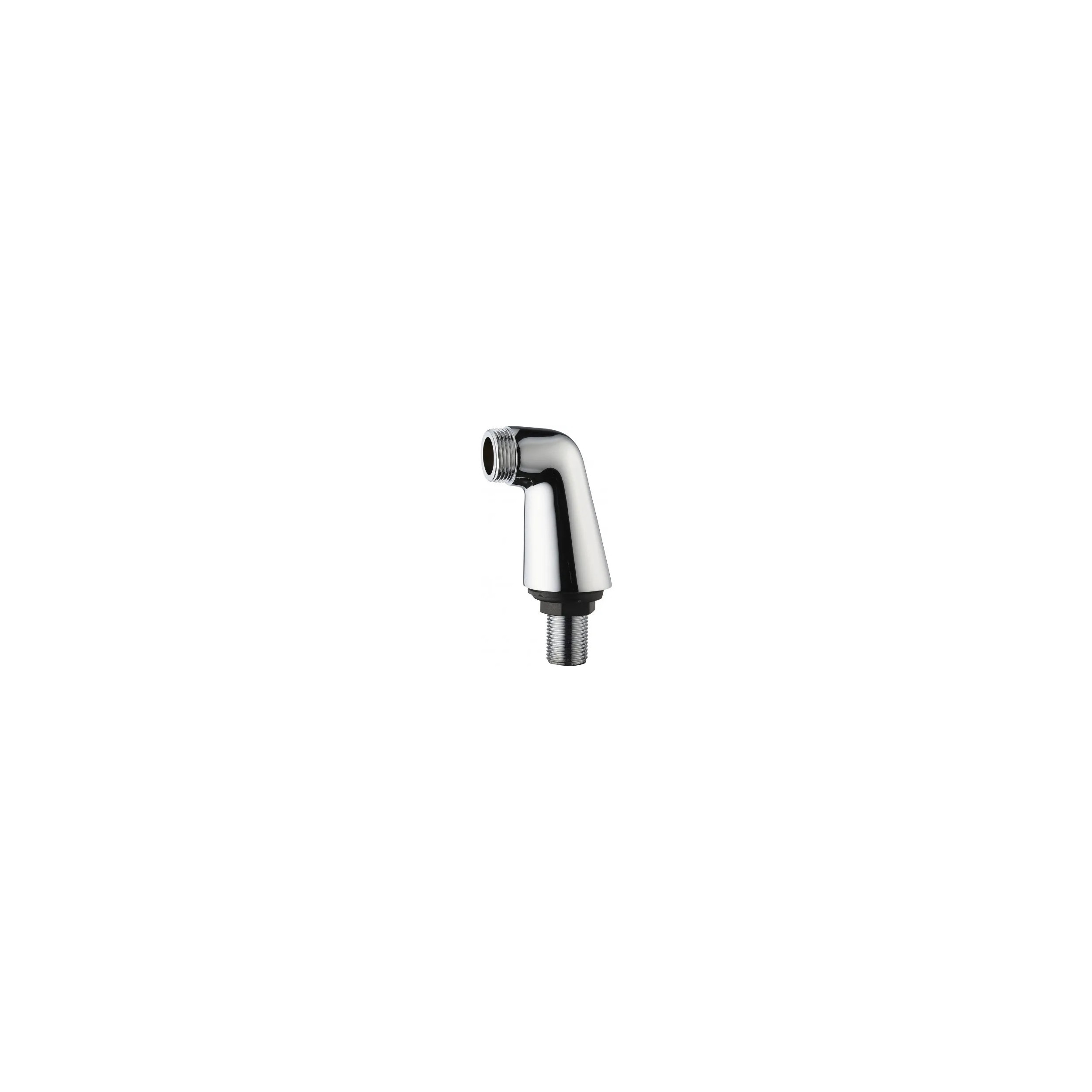 Raccords sanitaires sur gorge chromés, colonnettes mâle 15x21 mâle 20x27 la paire