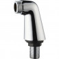 Chrome-plated sanitary fittings on groove, male 15x21 male 20x27 columns per pair
