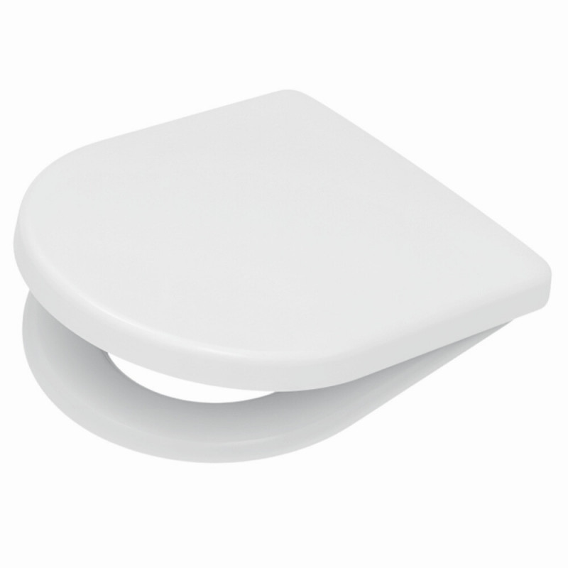 Abattant WC universel Type D, entraxe 50 à 175 mm, fixation dessus, blanc Abattant WC universel Type D, entraxe 50 à 175 mm, fixation dessus, blanc