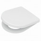 Abattant WC universel Type D, entraxe 50 à 175 mm, fixation dessus, blanc Abattant WC universel Type D, entraxe 50 à 175 mm, fixation dessus, blanc