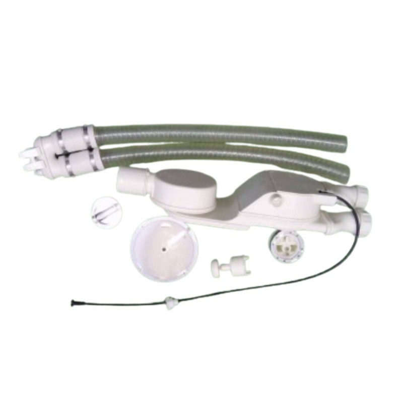 Angle and asymmetrical bath drain without overflow IDEAL STANDARD