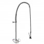 Grifo monomando grande para fregadero de cocina con ducha prelavado