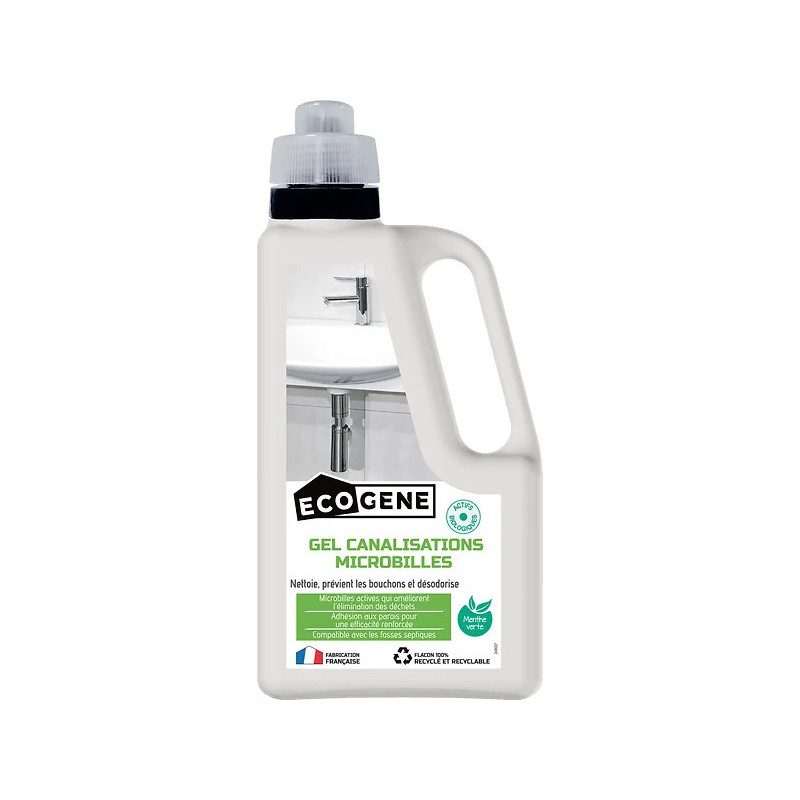 Microkorrel onderhoudsgel voor afvoer 1L ECOGENE