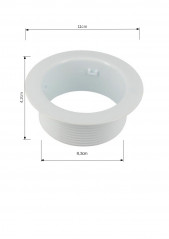 Threaded clamping plate for 90mm drain tray NICOLL