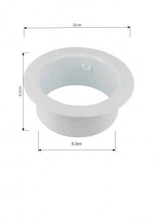 Plato roscado de sujeción para válvula de desagüe de 90mm NICOLL 9831306 - Imagen 2/2