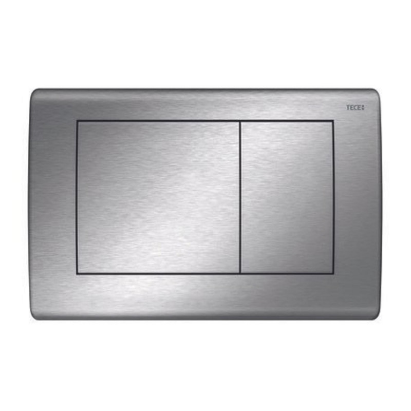 Plaque de commande WC TECE PLANUS inox brossé 2 touches Plaque de commande WC TECE PLANUS inox brossé 2 touches