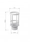 Built-in WC valve basin GEBERIT 10.500/10.520/10.600/10.620