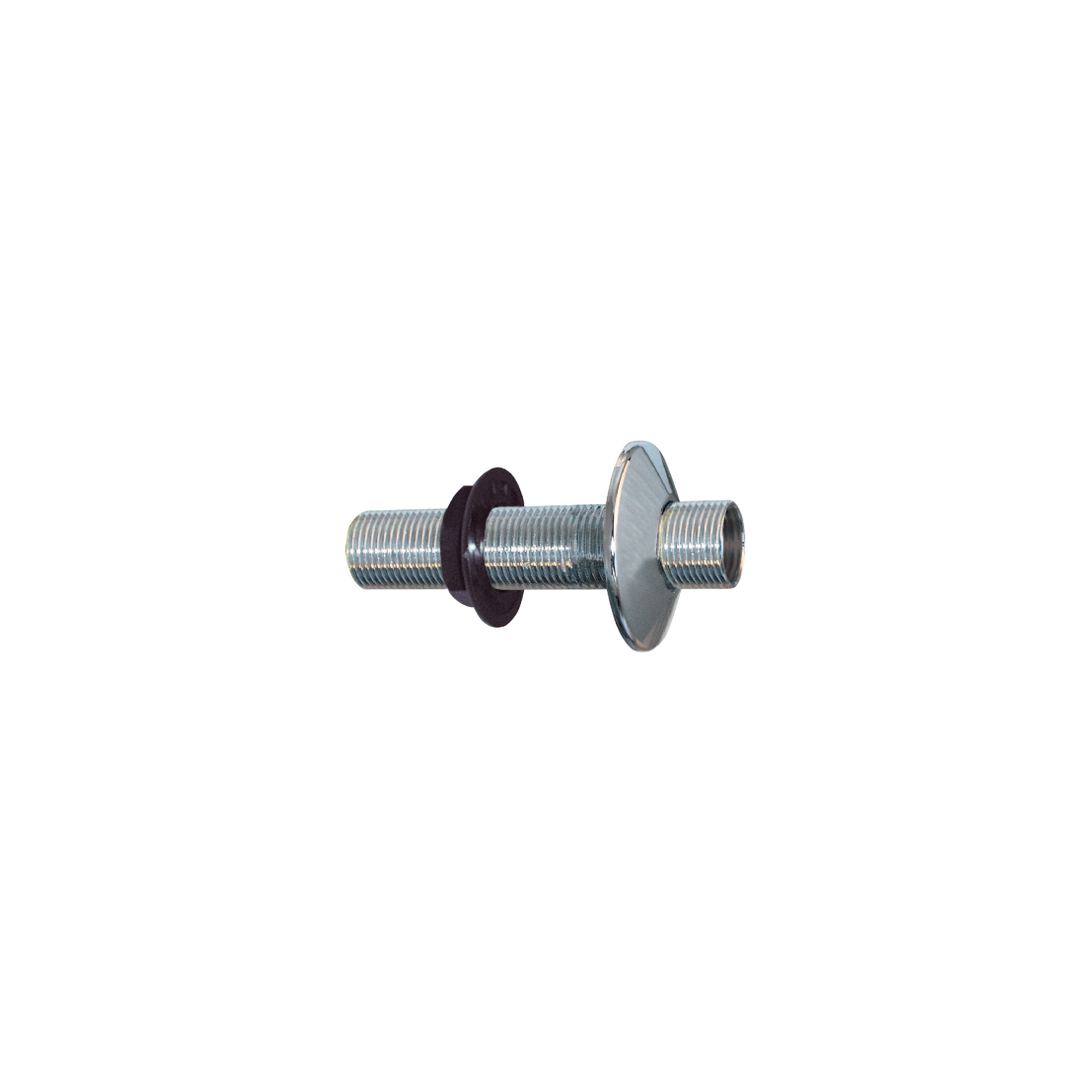 Passaggio per paratia maschio cromato 7cm, 15x21, a coppia