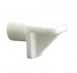 Taquet équerre diamètre 5mm blanc 12 pièces
