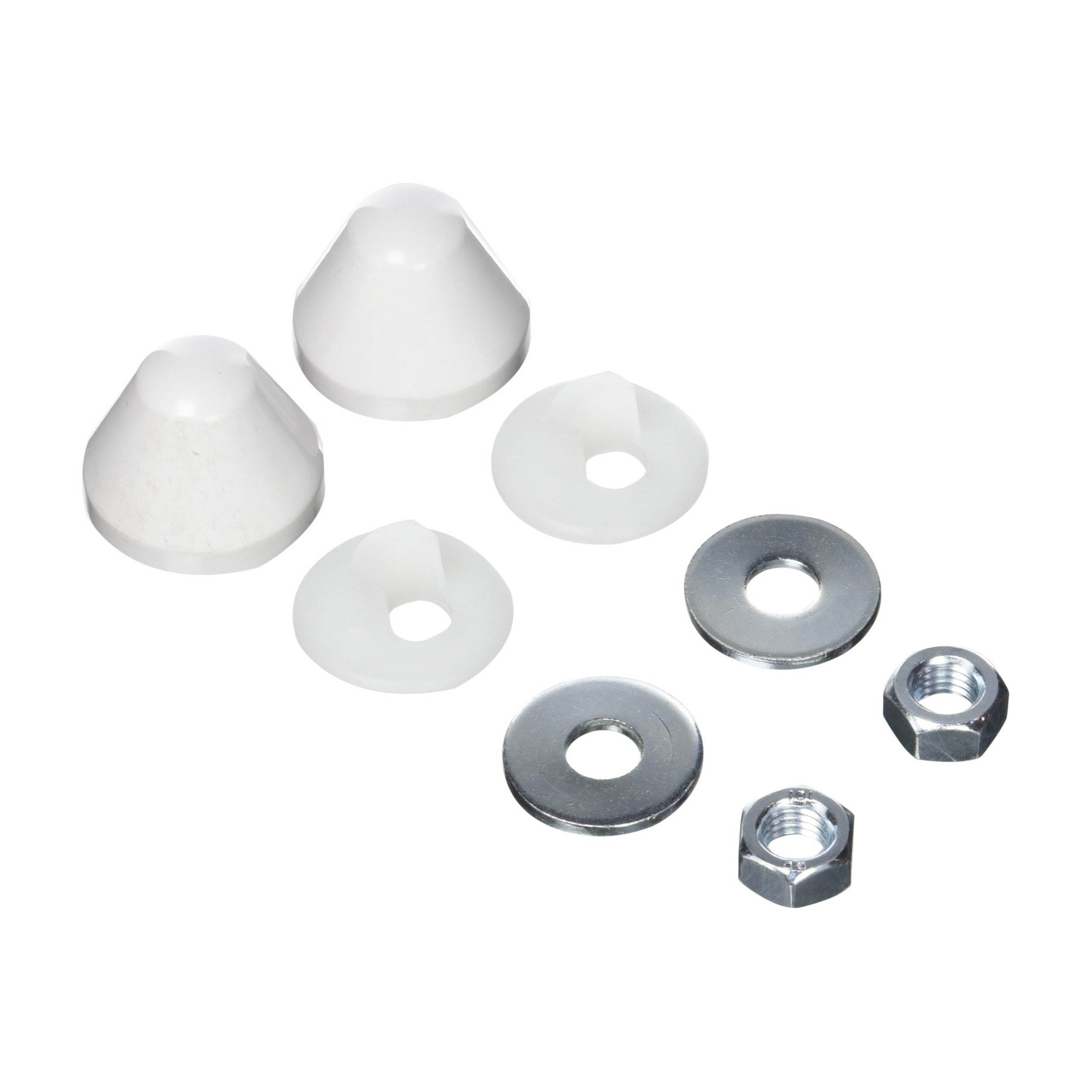 Nut covers + nuts for support frame threaded rods
