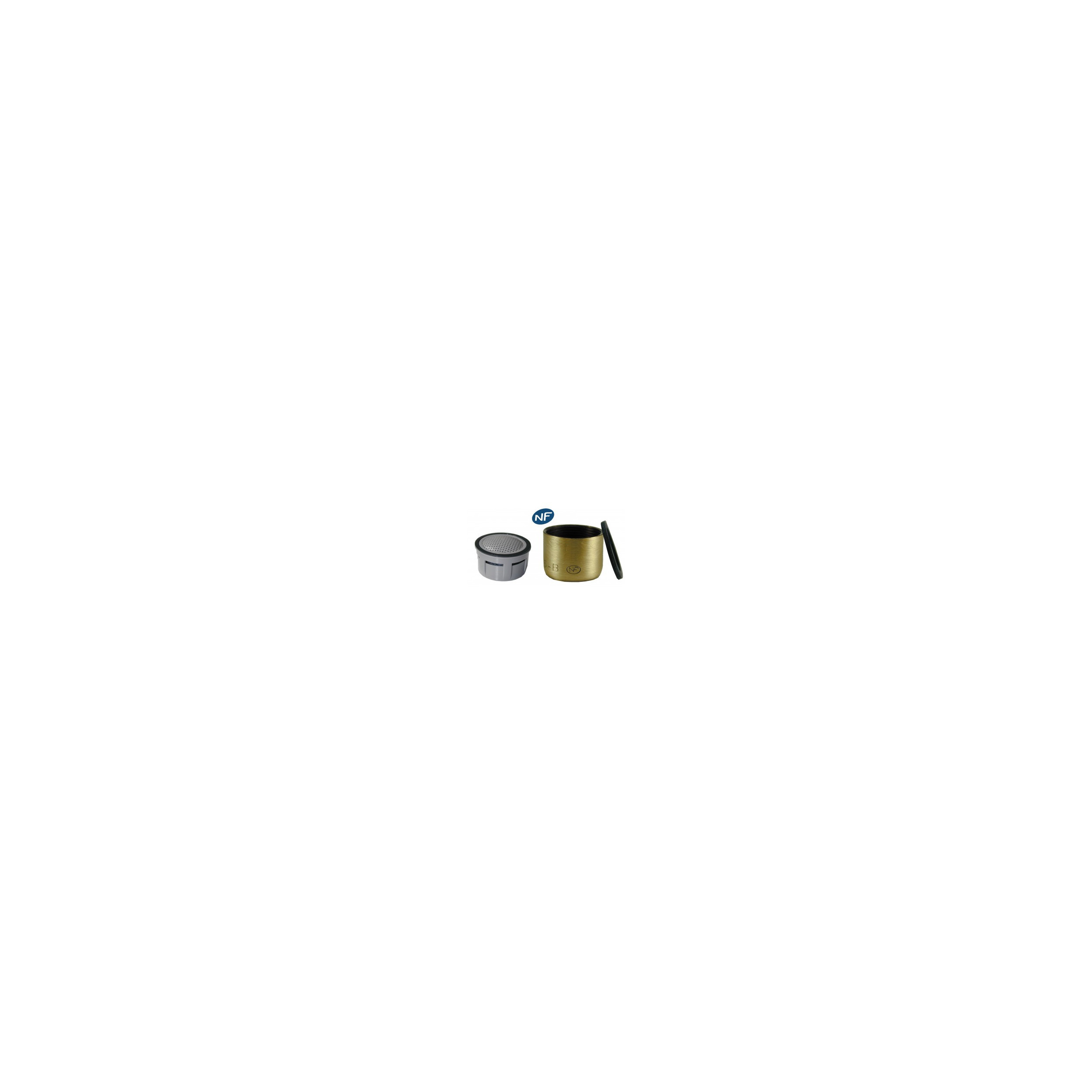 Aérateur de robinet femelle 22x100 couleur bronze