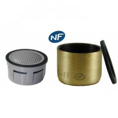 Aérateur de robinet femelle 22x100 couleur bronze