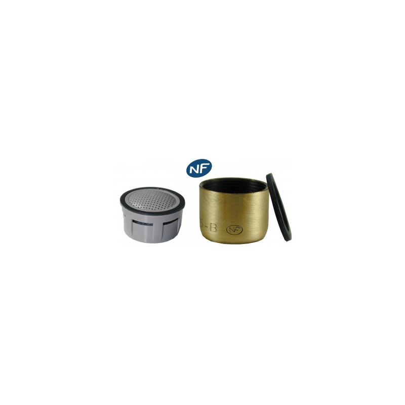Aérateur de robinet femelle 22x100 couleur bronze Aérateur de robinet femelle 22x100 couleur bronze