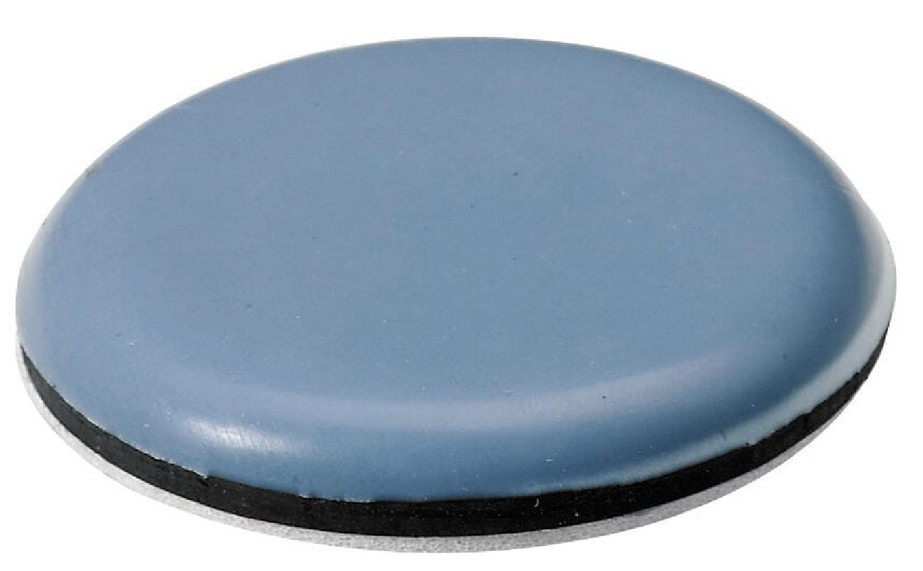 Almohadilla deslizante adhesiva diámetro 25mm gris 8 piezas