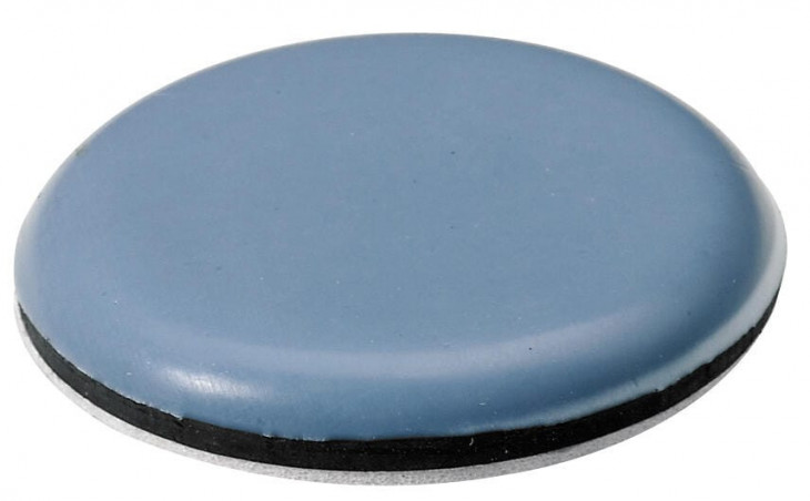 Patin glisseur adhésif diamètre 25mm gris 8 pièces