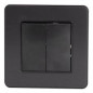 Double va-et-vient modèle KOURO métal noir brossé ZENITECH Double va-et-vient modèle KOURO métal noir brossé ZENITECH