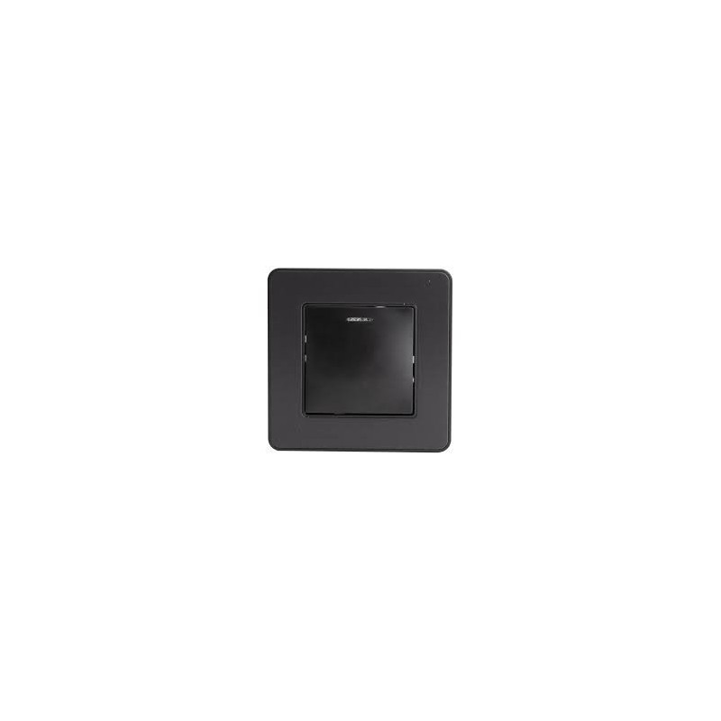 Va-et-vient à voyant modèle KOURO métal noir brossé ZENITECH Va-et-vient à voyant modèle KOURO métal noir brossé ZENITECH