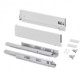 Kit de tiroir cuisine  Vertex EMUCA 40 kg hauteur 131mm longueur 500mm blanc